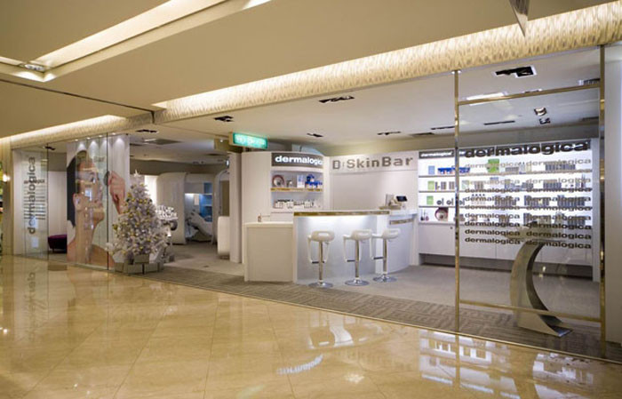 探索Dermalogica護(hù)膚旗艦店 洗滌化妝品行業(yè)的裝修設(shè)計(jì)實(shí)景